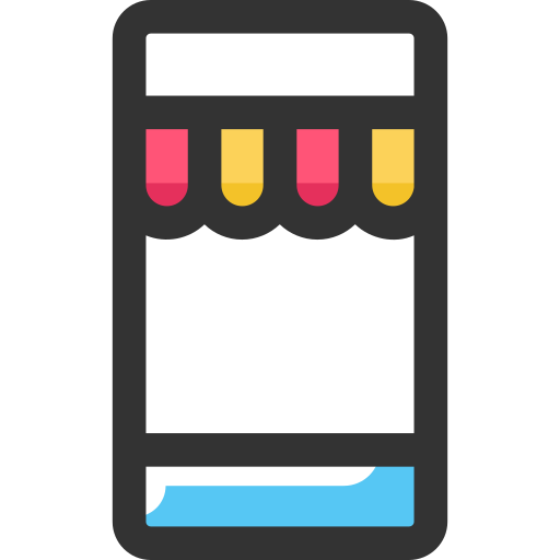 magasin mobile Icône gratuit magasin mobile Icône gratuit