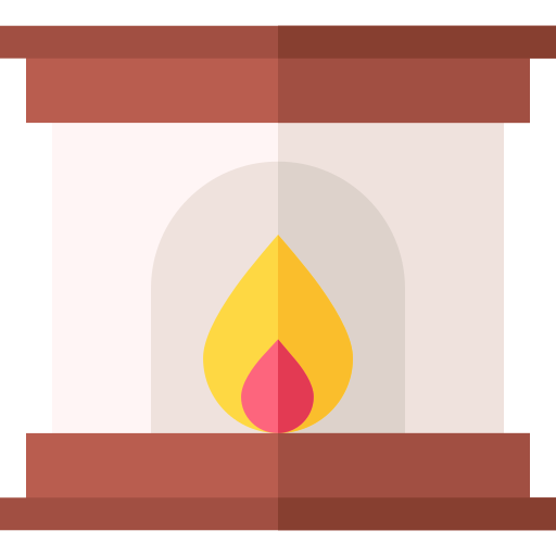 cheminée Icône gratuit