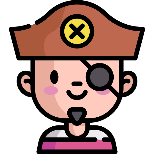 Pirate free icon Pirate free icon