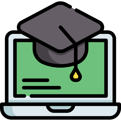 Online learning free icon