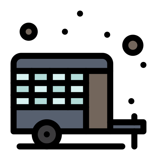 Camper van free icon