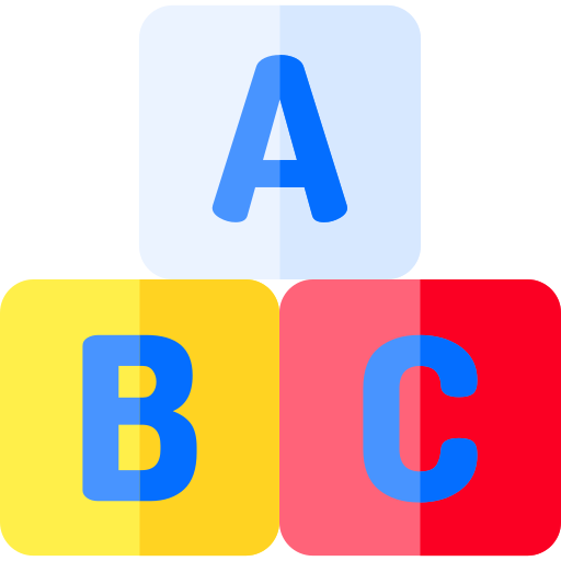 Abc Basic Rounded Flat icon