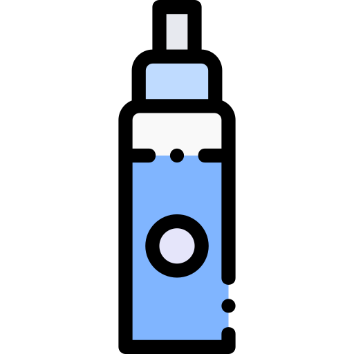 Hair Spray Detailed Rounded Lineal Color Icon