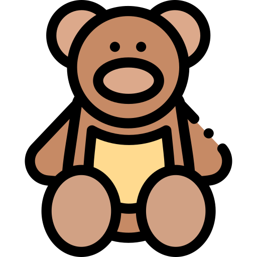 oso de peluche icono gratis