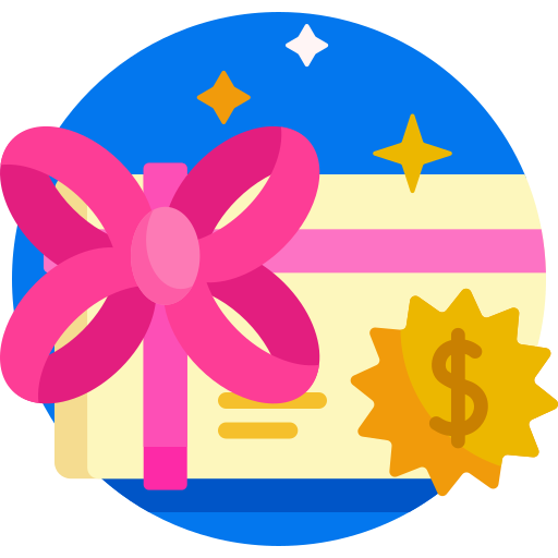 tarjeta de regalo icono gratis