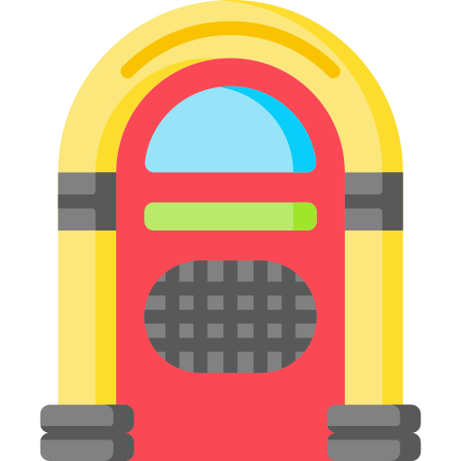 tocadiscos tragamonedas icono gratis