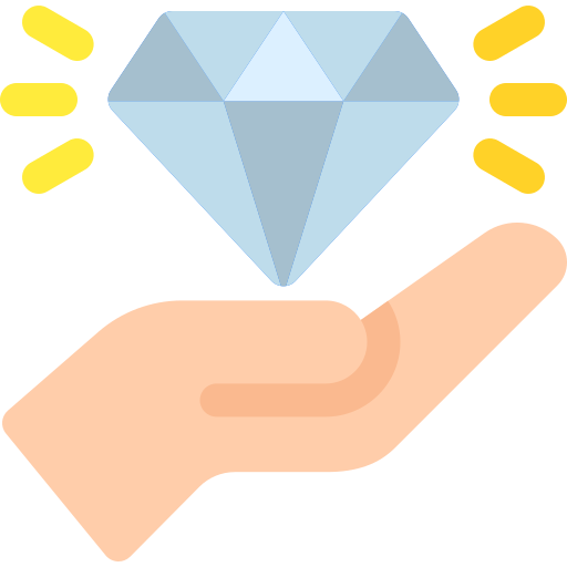 Diamond Basic Rounded Flat icon