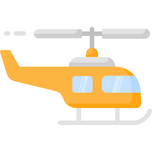 Helicopter Special Flat Icon