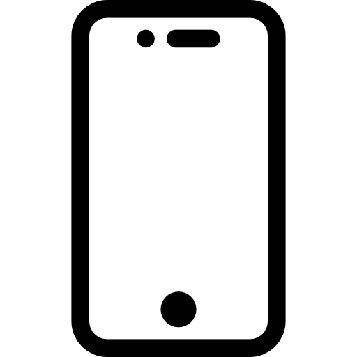 smartphone icon white