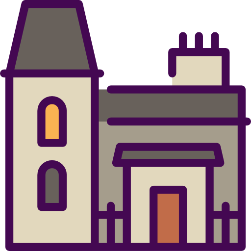 casa embrujada icono gratis