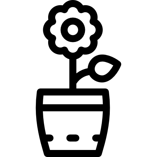 Flower Detailed Rounded Lineal icon