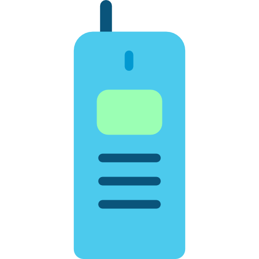 receptor de teléfono icono gratis