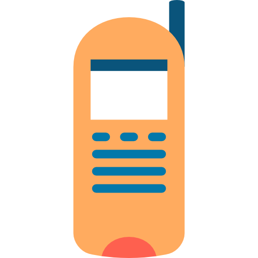 receptor de teléfono icono gratis