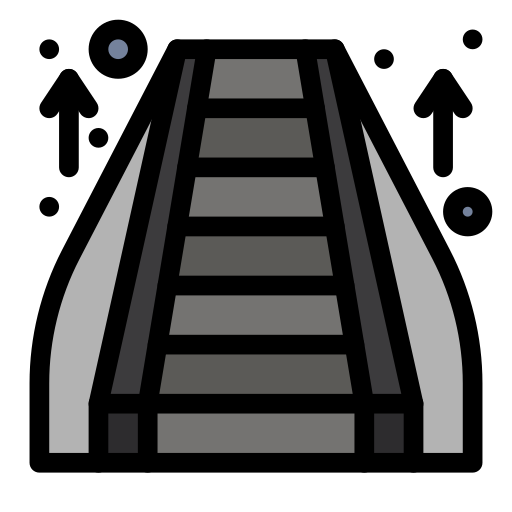 Escalator free icon Escalator free icon