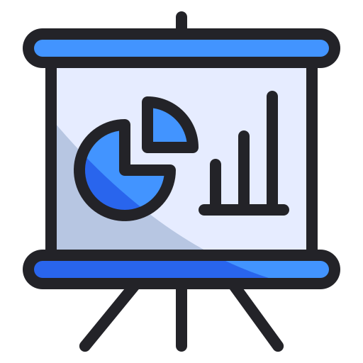 Presentation Generic Outline Color icon