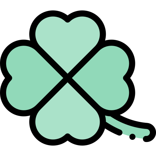 Clover Detailed Rounded Lineal color icon