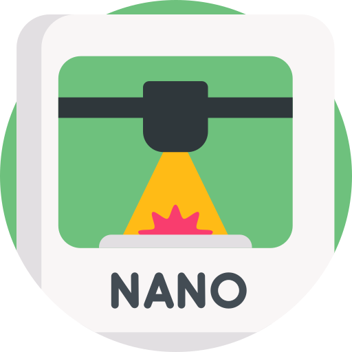 impresora nano 3d icono gratis