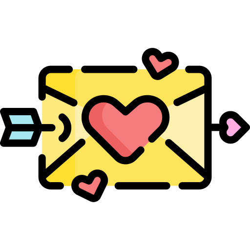 lettre d'amour Icône gratuit lettre d'amour Icône gratuit