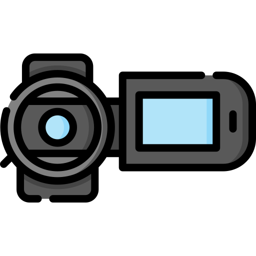 camara de video icono gratis