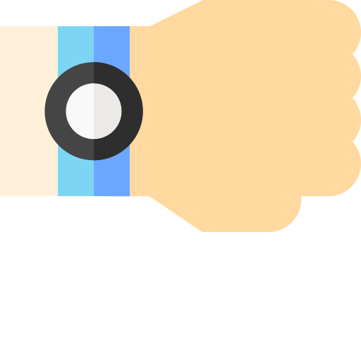 reloj de pulsera icono gratis