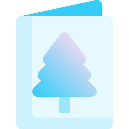 tarjeta de navidad icono gratis