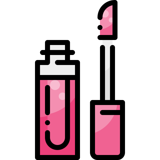 Lip gloss Pixelmeetup Lineal Color icon