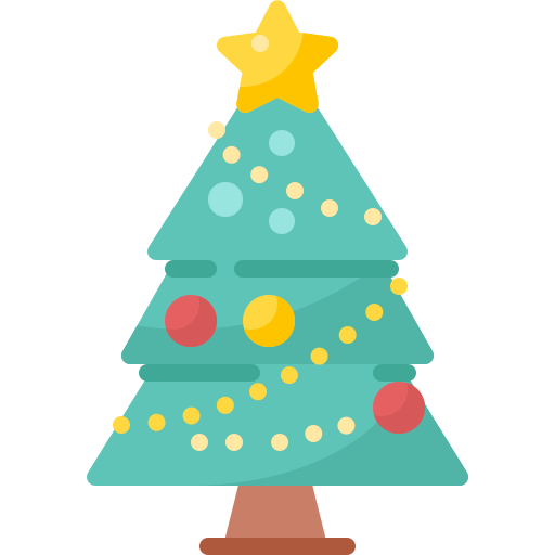 árbol de navidad icono gratis