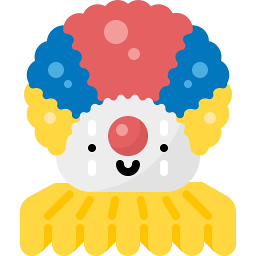 payaso icono gratis