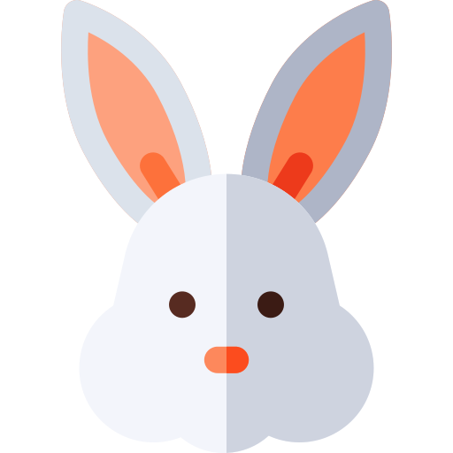 Bunny Basic Rounded Flat icon