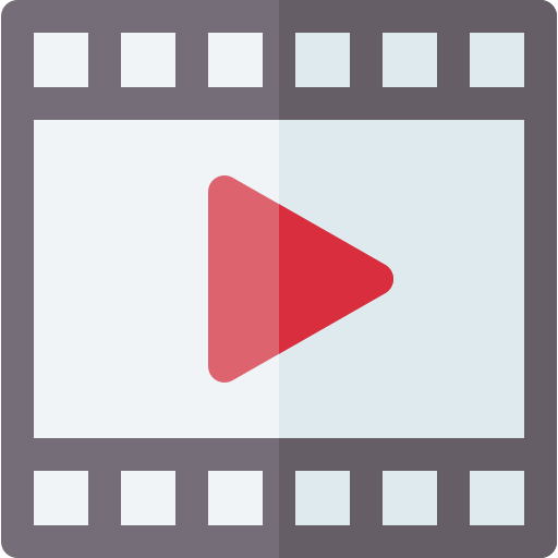 reproductor de video icono gratis