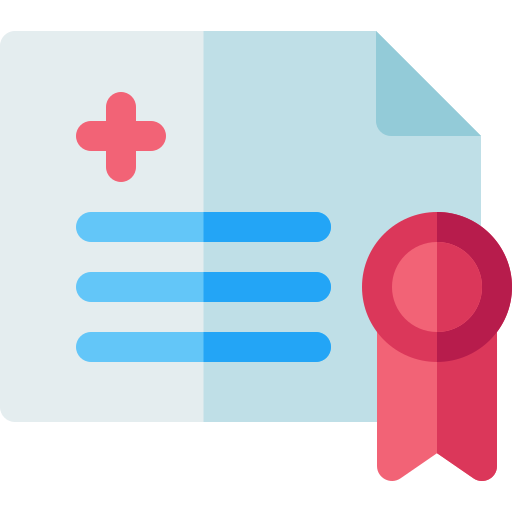 certificat médical Icône gratuit certificat médical Icône gratuit