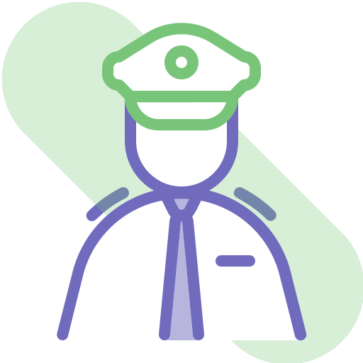 policía icono gratis