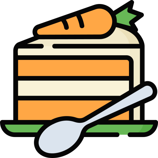Pastel de zanahoria - Iconos gratis de comida