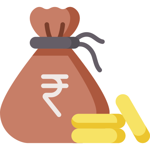 Money Bag currency Rupee icon vector illustration on transparent  background. Stock Vector by ©grabovenko.anastasiya.gmail.com 127473854