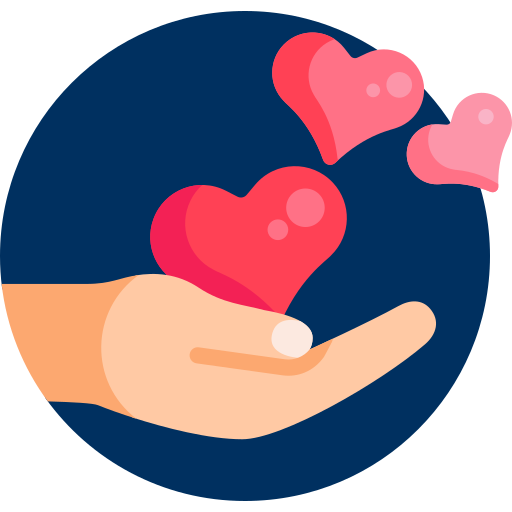 donner de l'amour Icône gratuit
