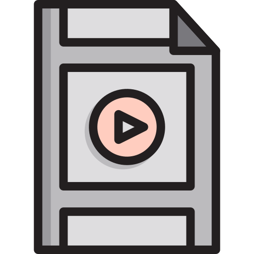 archivo de vídeo icono gratis