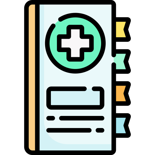 historial médico icono gratis