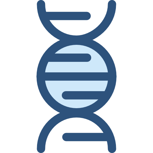 Dna Monochrome Blue icon