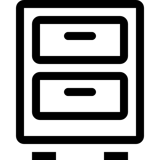 Cabinet Undertone Outline Icon