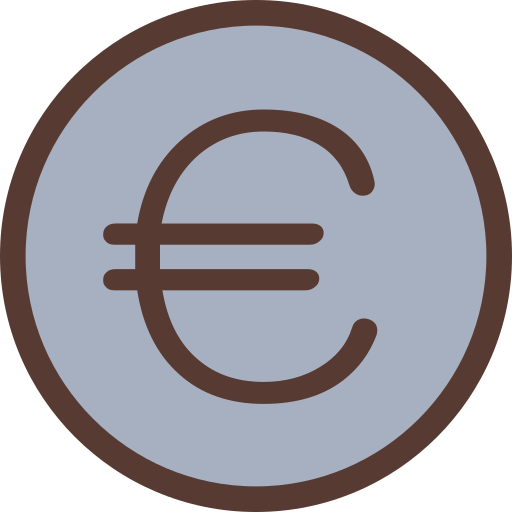 Euro icono gratis