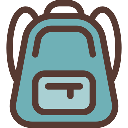 mochila icono gratis