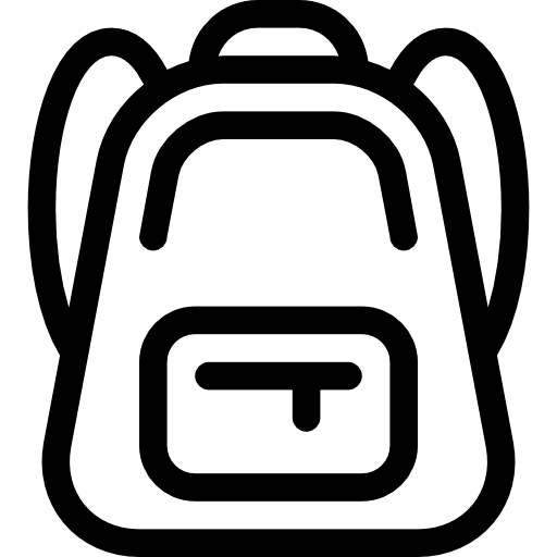 mochila icono gratis