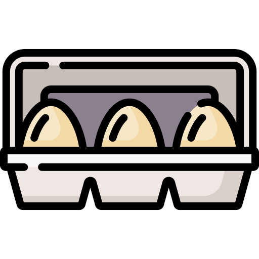 carton de huevos icono gratis