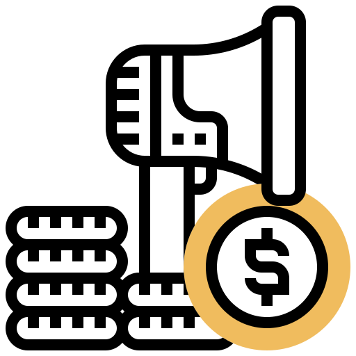 광고하는 무료 아이콘