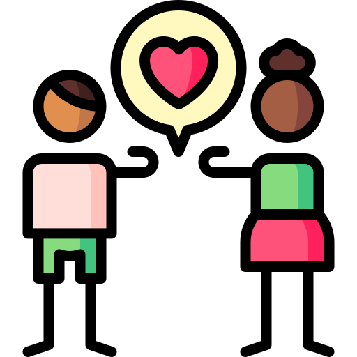 Love Puppet Characters Lineal Color icon