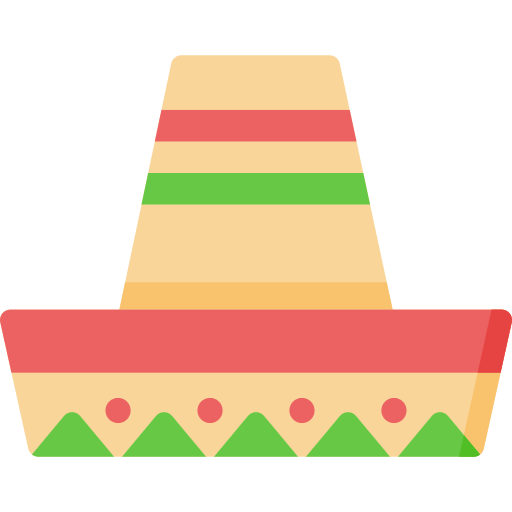 sombrero mexicano icono gratis