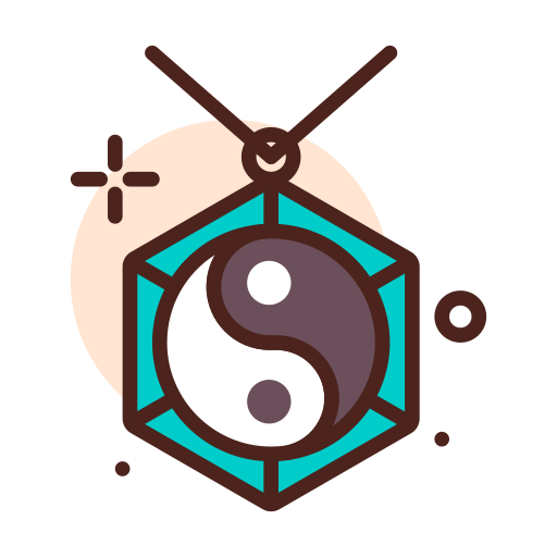 yin yang icono gratis