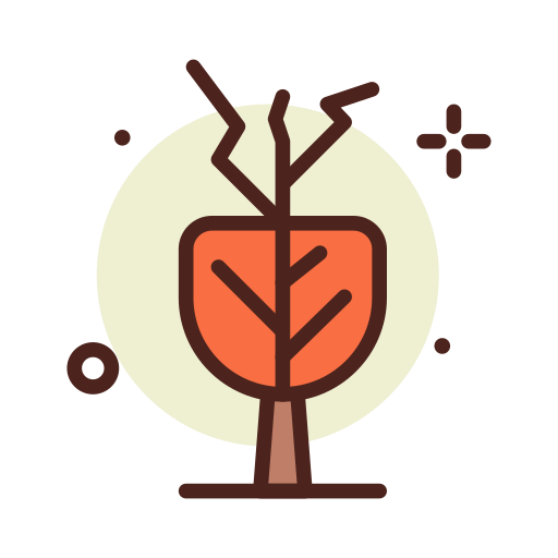 Árbol de otoño icono gratis