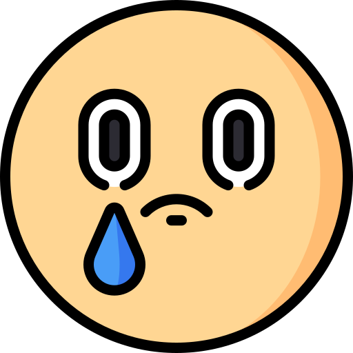 triste grátis ícone