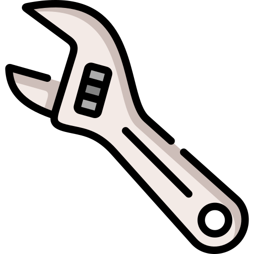 llave inglesa icono gratis